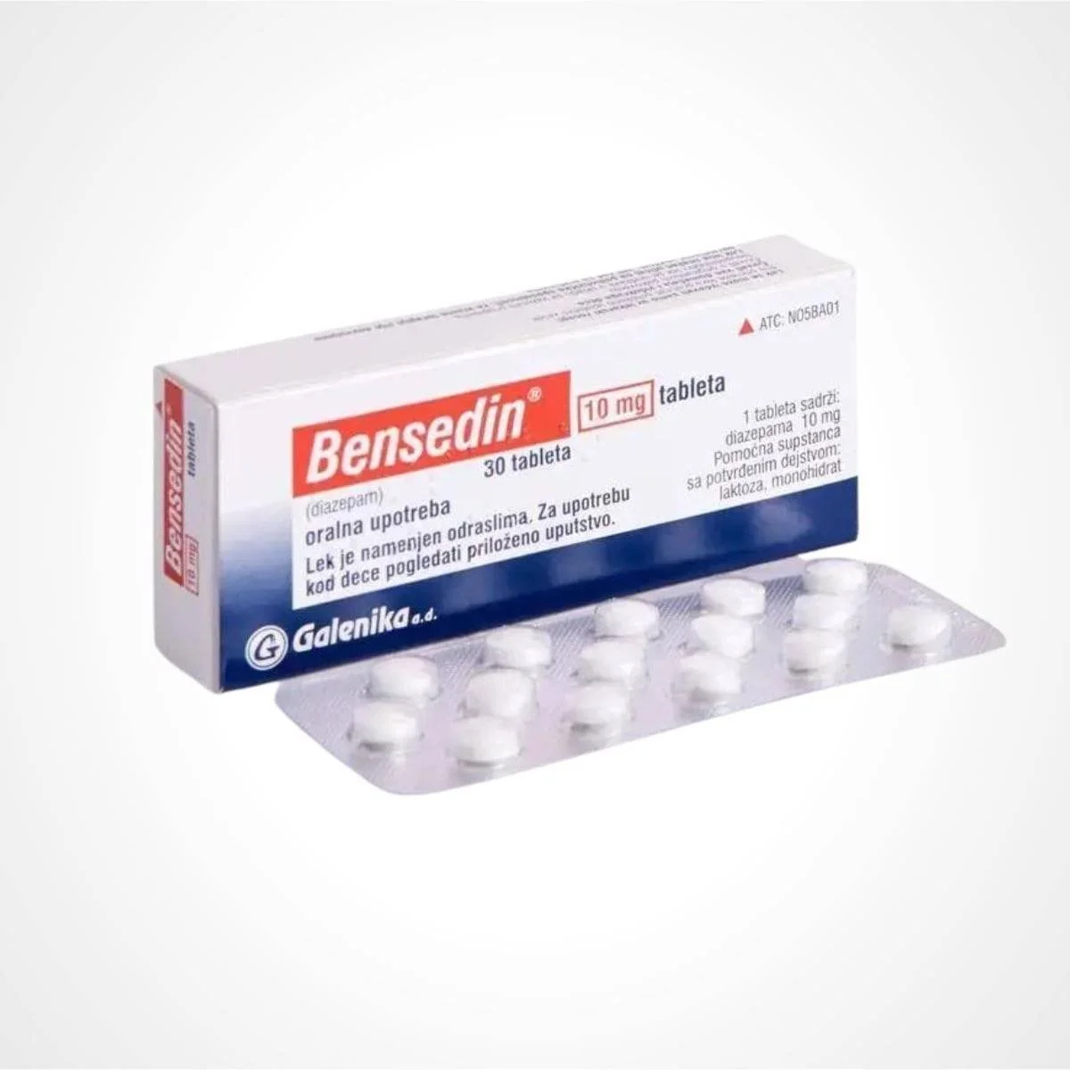 Bensedin Diazepam 10mg Tablets